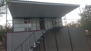 Yaşam alanı olarak kullanılan konteyner yapı